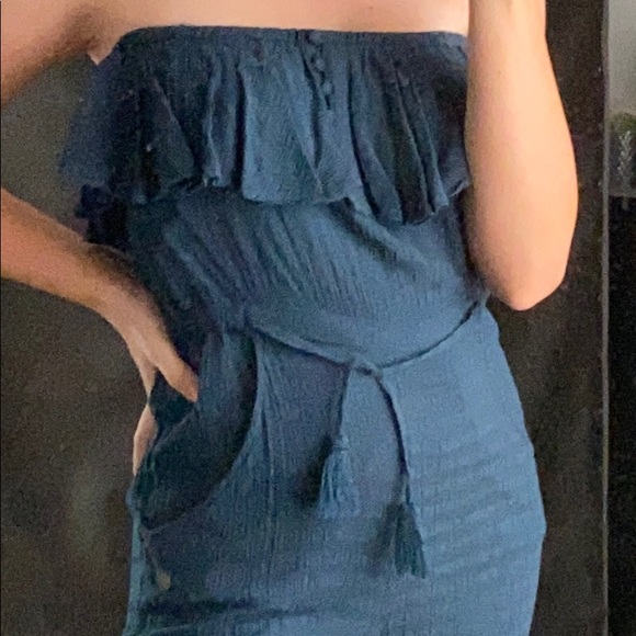 Rich Blue Jumpsuit - Picture 3 of 4